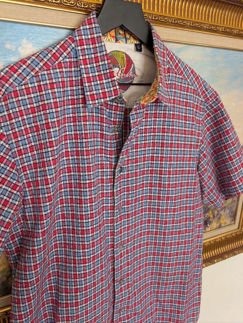 Robert Graham Plaid Short-Sleeve Shirt